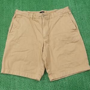 J.Crew Shorts Mens 31 Khaki Beige Chino Flat Front Casual Summer 9 Inseam